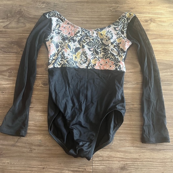 Black Suffolk leotard with pattern - Picture 1 of 2